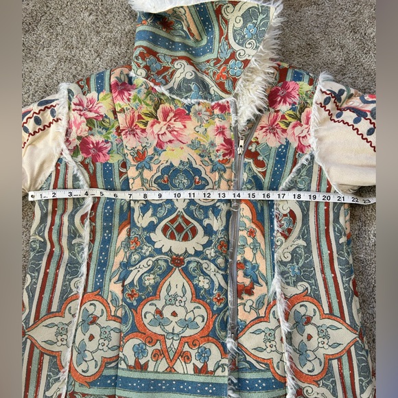 Johnny Was | Halmstad Embroidered Faux-Suede Coat - Picture 14 of 16